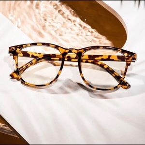 Leopard Print Blue Light Blocker Eye Glasses